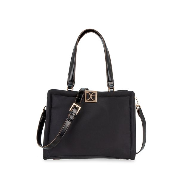 

Bolsa Satchel Grande Textil Color Negro Talla: Unico