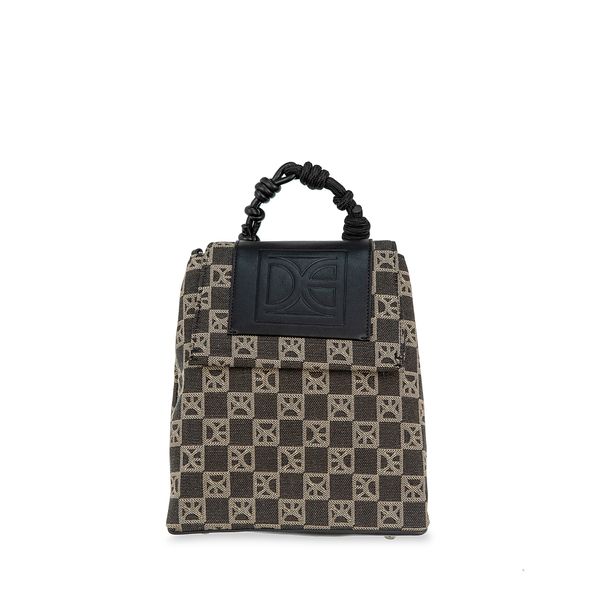 

Mochila Mediana Con Monedero Color Negro Multicolor Talla: Unico