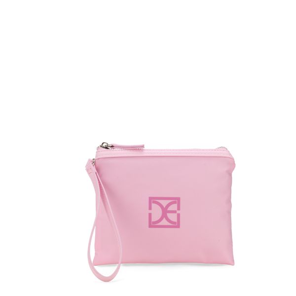 

Cosmetiquera Cierre Sencillo Mediana Con Maneral Color Rosa Talla: Unico