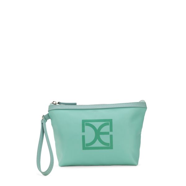 

Cosmetiquera Cierre Sencillo Chica Con Maneral Color Verde Menta Talla: Unico