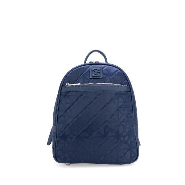 

Mochila Mediana Textil Color Azul Talla: Unico
