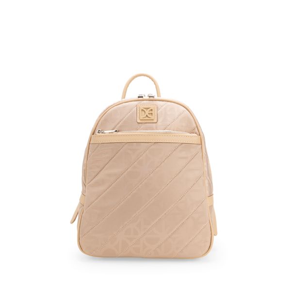 

Mochila Mediana Textil Color Beige Talla: Unico