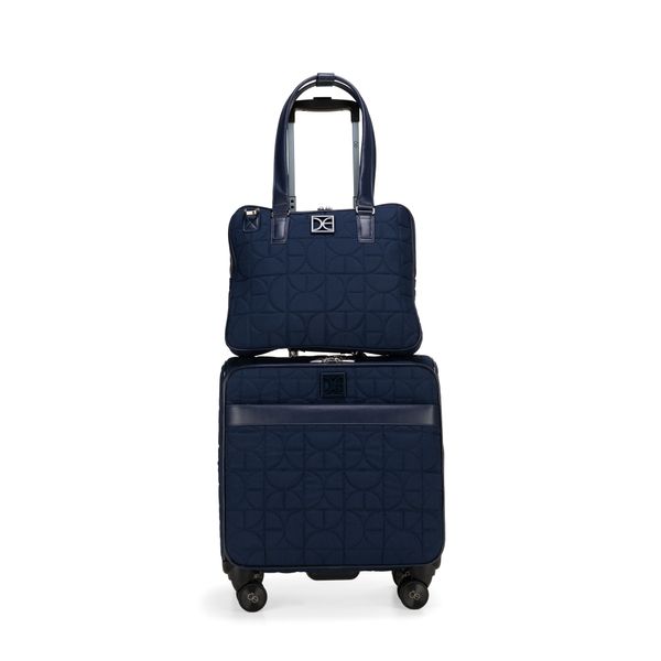 

Set De Viaje Maleta De Cabina 20 Plg Más Bolsa Porta Laptop Color Azul Marino Talla: 20 Plg