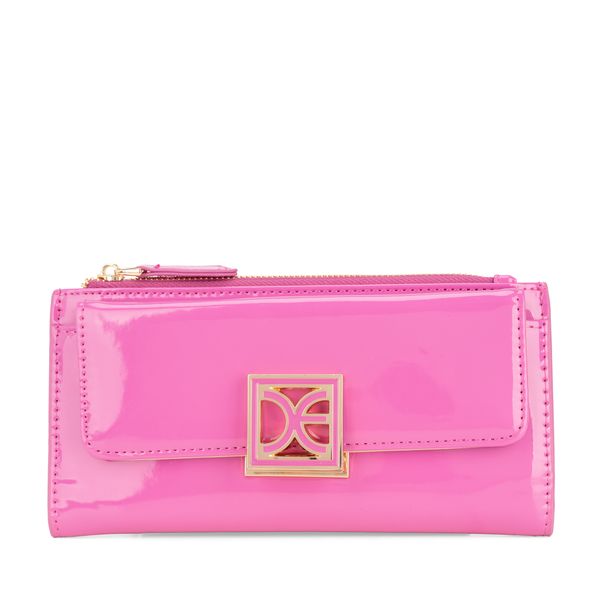 

Cartera Flap Grande Charol Color Magenta Talla: Unico