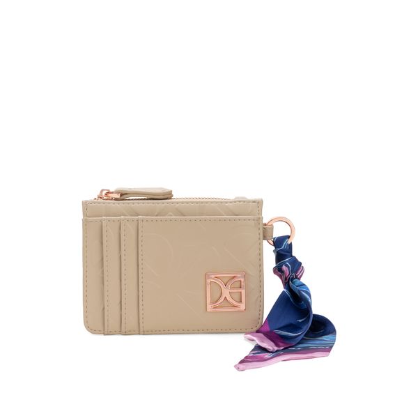

Cartera Chica Con Mascada Color Beige Talla: Unico
