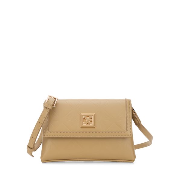 

Bolsa Crossbody Chica Monograma Troquelado Color Camel Talla: Unico
