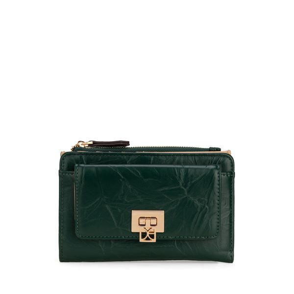 

Cartera Flap Mediana Color Verde Talla: Mediana