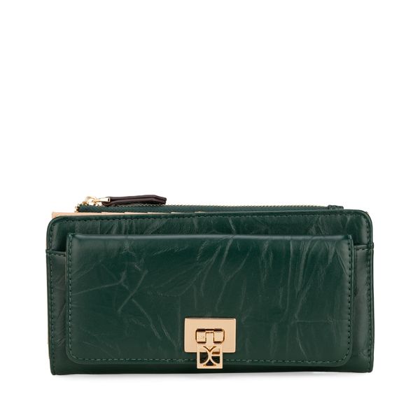 

Cartera Flap Grande Color Verde Talla: Unico