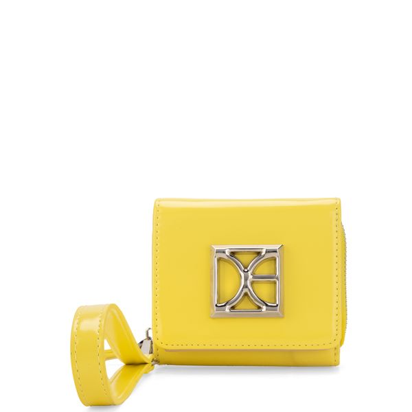 

Cartera Mediana Con Maneral Color Amarillo Talla: Mediana