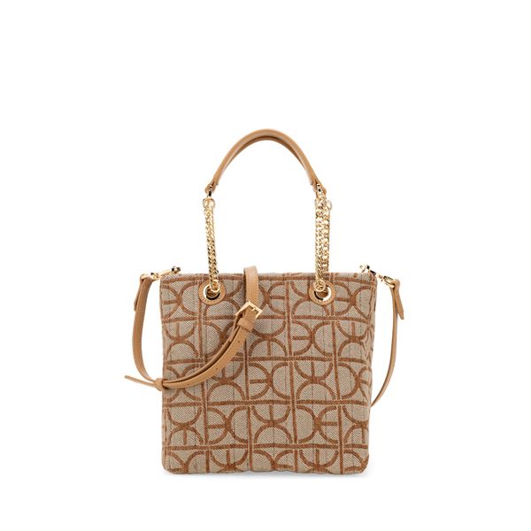 

Bolsa Tote Chico Textil Color Camel Talla: Unico