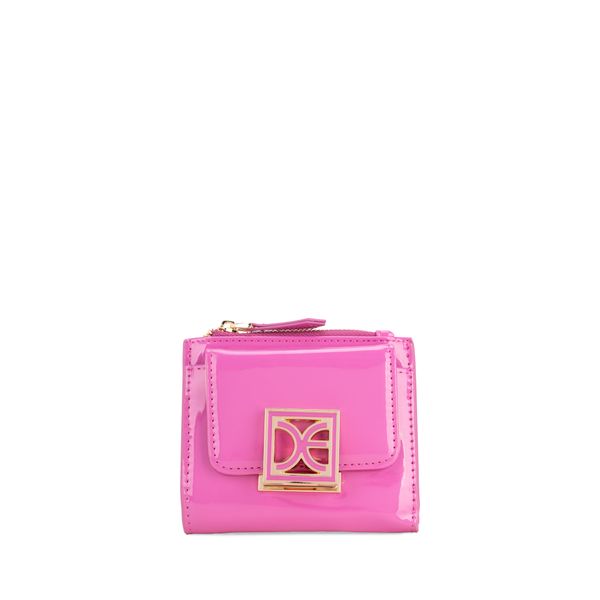 

Cartera Flap Chica Charol Color Magenta Talla: Chica