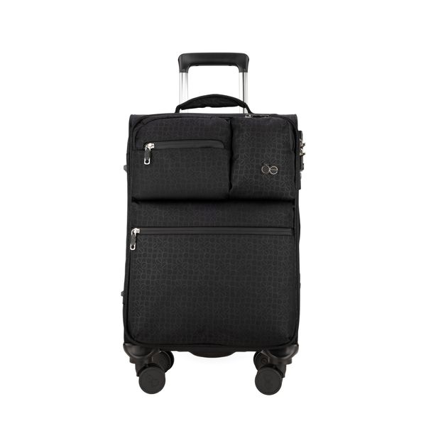 

Maleta Chica 20 Plg De Cabina Material Textil Color Negro Talla: 20 Plg