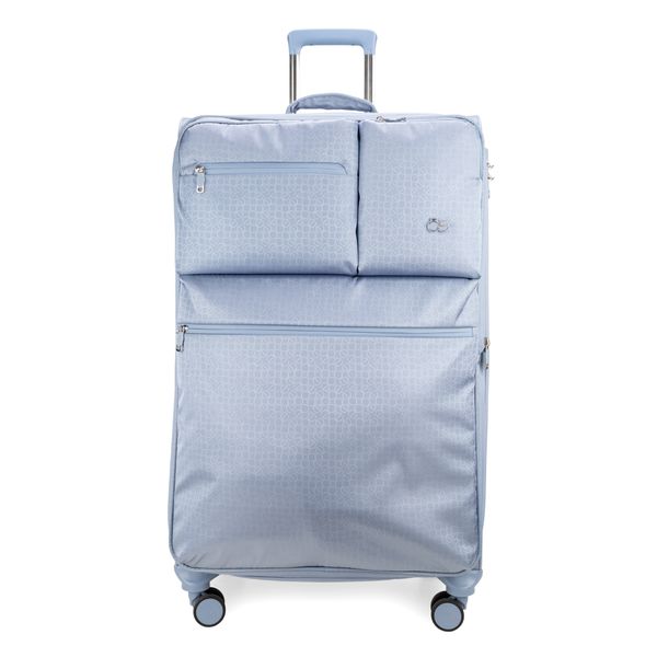 

Maleta Grande 28 Plg Para Documentar Material Textil expandible Color Azul Talla: 28 Plg