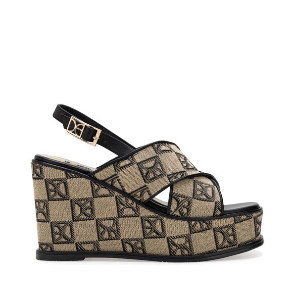 

Sandalia De Plataforma En Suede Multicolor Talla: 24