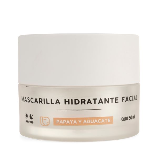 

Mascarilla Facial Hidratante De Papaya Y Aguacate 50 Ml Talla: Única