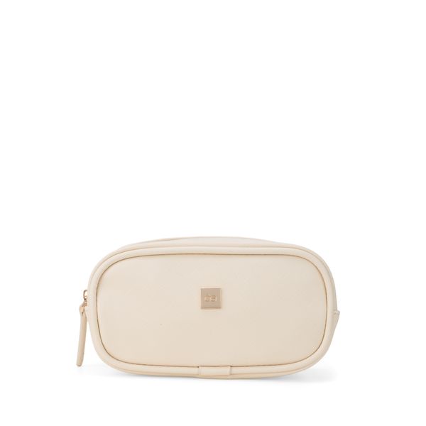 

Cosmetiquera Cierre Sencillo Chica Color Beige Talla: Unico