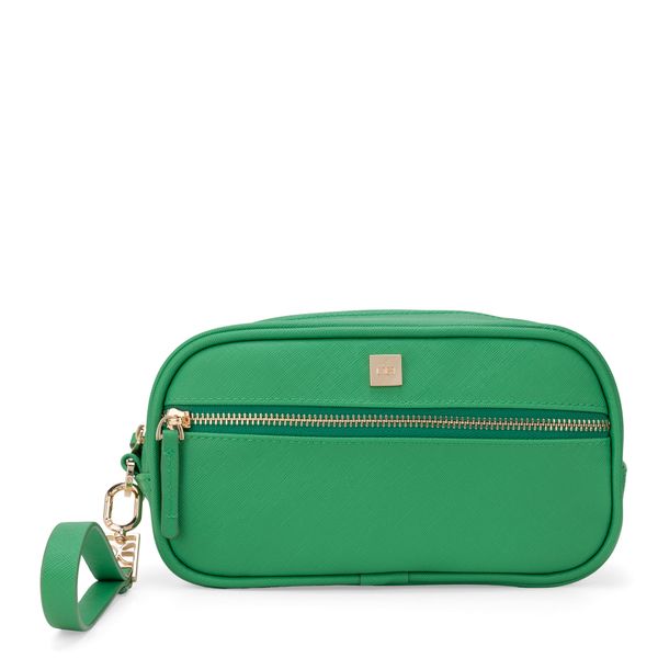 

Cosmetiquera Mediana Con Maneral Color Verde Talla: Unico