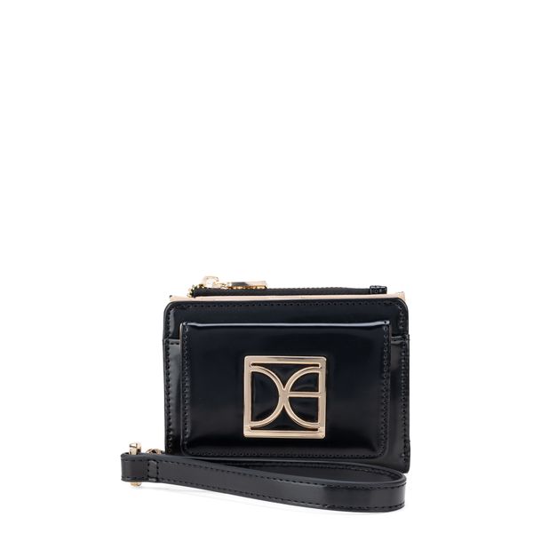 

Cartera Flap Chica Con Maneral Color Negro Talla: Unico