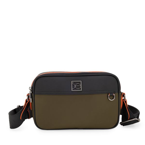 

Bolsa Mensajera Mediana Para Hombre Color Verde Olivo Talla: Unico