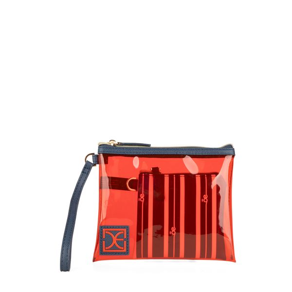 

Cosmetiquera Dos Piezas Con Maneral Color Rojo Talla: Unico