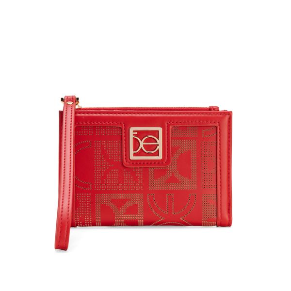 

Cartera Flap Mediana Con Maneral Color Rojo Talla: Unico