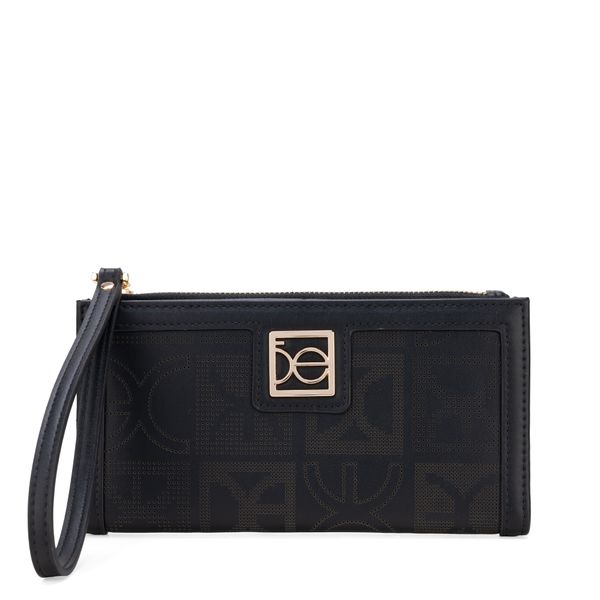 

Cartera Flap Grande Con Maneral Color Negro Talla: Unico