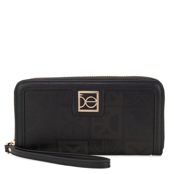 

Cartera Cierre Sencillo Grande Color Negro Talla: Unico