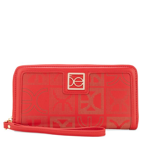 

Cartera Cierre Sencillo Grande Color Rojo Talla: Unico