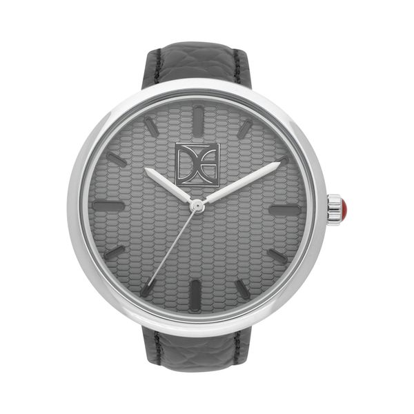 

Reloj Análogo Para Dama Con Correa De Tactopiel De Acabado Tipo Cocodrilo Color Negro Talla: Unico