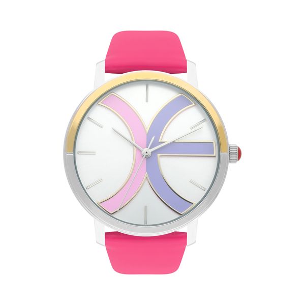 

Reloj Análogo Para Dama Con Correa De Tactopiel Satinada Color Rosa Talla: Unico