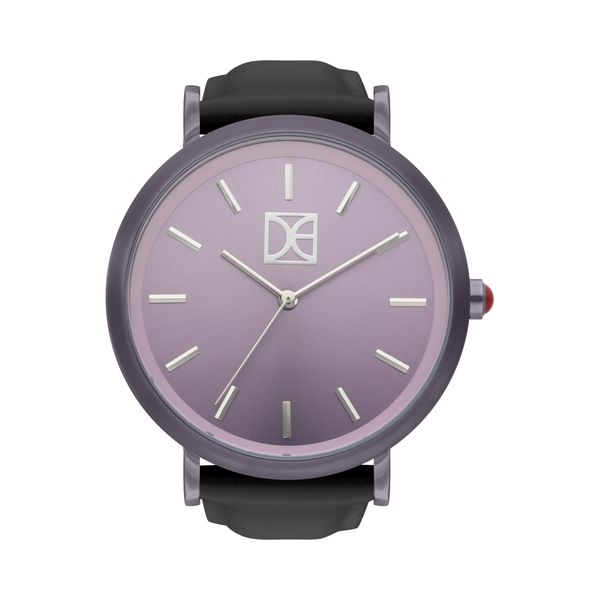 

Reloj Análogo Para Dama Con Correa De Charol Con Degradado Color Negro Talla: Única