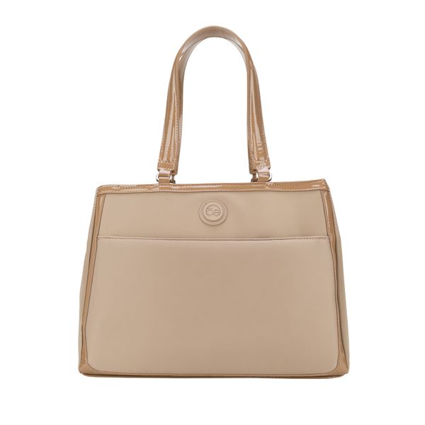 

Bolsa Satchel Grande Textil Color Camel Talla: Unico