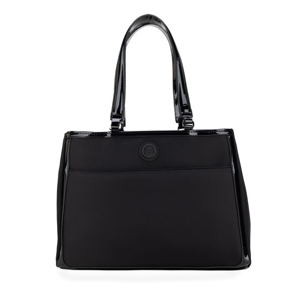 

Bolsa Satchel Grande Textil Color Negro Talla: Unico