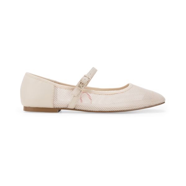 

Balerina Textil Punta Semi Cuadrada Color Beige Talla: 23