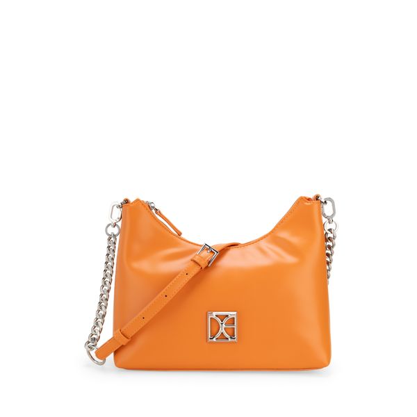 

Bolsa Hobo Asa De Cadena Color Naranja Talla: Unico