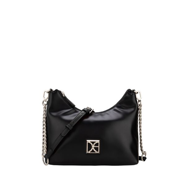 

Bolsa Hobo Asa De Cadena Color Negro Talla: Unico