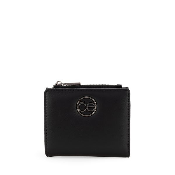 

Tarjetero Chico Flap Color Negro Talla: Unico