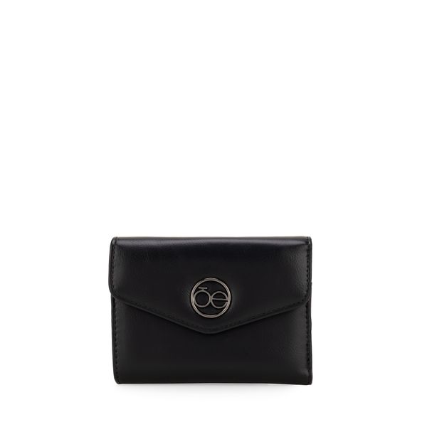 

Cartera Flap Mediana Diseño Sobre Color Negro Talla: Unico