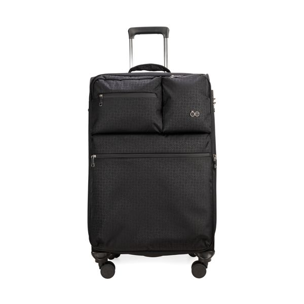

Maleta Mediana 24 Plg Para documentar Material Textil Expandible Color Negro Talla: 24 Plg