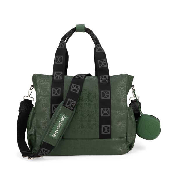 

Pañalera Tote Mom & Baby Con Accesorios Color Verde Olivo Talla: Unico