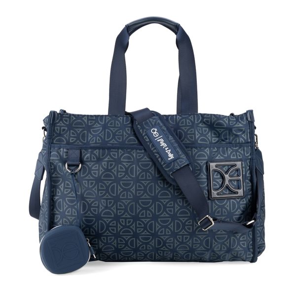 

Pañalera Tote Grande Textil Con Accesorios Color Azul Marino Talla: Unico