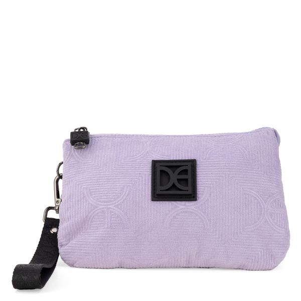 

Cosmetiquera Cierre Doble Mediana Con Maneral Color Morado Talla: Unico