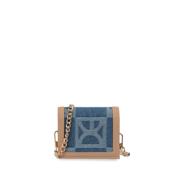 

Cartera Chica Flap Doble Función Color Azul Talla: Unico
