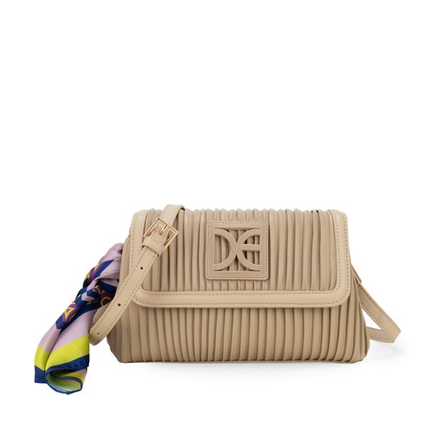 

Bolsa Crossbody Chica Con Mascada Color Beige Talla: Unico