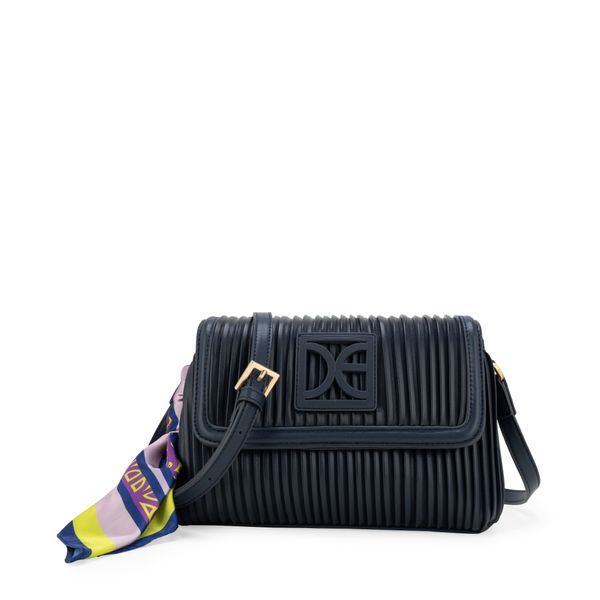 

Bolsa Crossbody Chica Con Mascada Color Azul Marino Talla: Unico