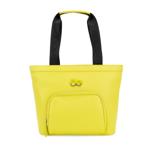 

Bolsa Tote Grande Atemporal color Verde Limón Talla: Unico