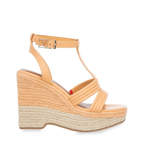 

Sandalia De Plataforma Suela Forrada En Yute Color Naranja Talla: 23
