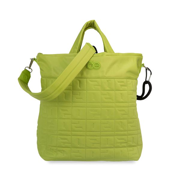 

Pañalera Tote Textil Con Accesorios Color Verde Talla: Unico