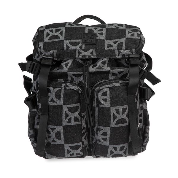 

Pañalera Mochila Textil Con Accesorios Color Negro Talla: Unico