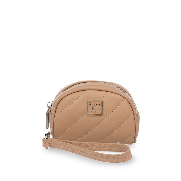 

Monedero Chico Con Maneral Color Nude Talla: Unico